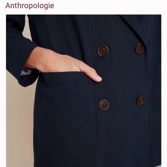 Anthro Amadi linen blazer - Picture 4 of 7